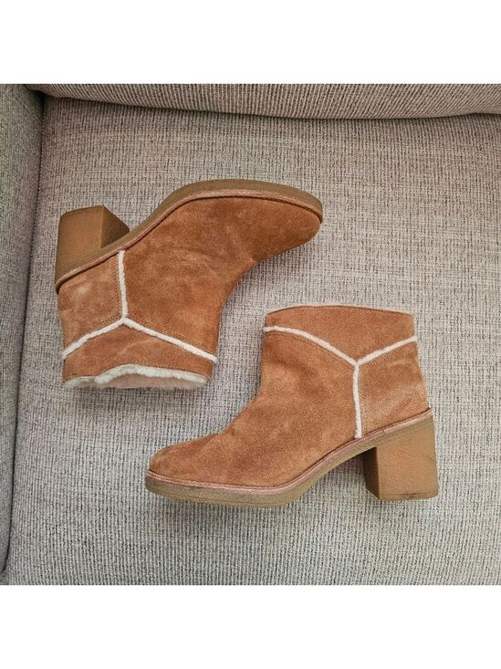 UGG | Shoes | Ugg Australia Kasen Block Heel Dyed Shearling  UGG Kasen Block Heel Boots Size 8.5